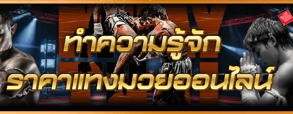 ทำความรู้จัก ราคาแทงมวยออนไลน์