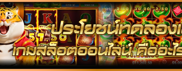 ประโยชน์ทดลองเล่น เกมสล็อตออนไลน์ คืออะไร