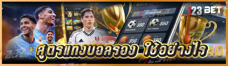 สูตรแทงบอลรอง ใช้อย่างไร