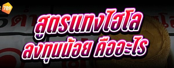 สูตรแทงไฮโลลงทุนน้อย คืออะไร